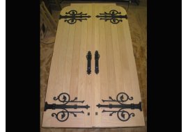 Cathedral Door on the Bench Photo
