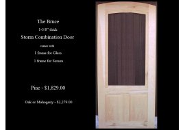 Shaped Top Storm Door Photo