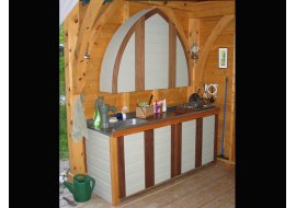 outdoor, summer kitchen Photo