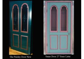 New & 27 Year Old Door Photo